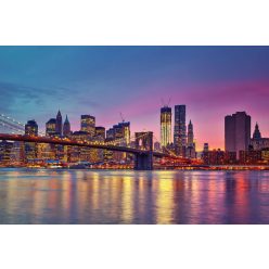 Vlies Fotótapéta - Manhattan at Dusk - 375x250 cm