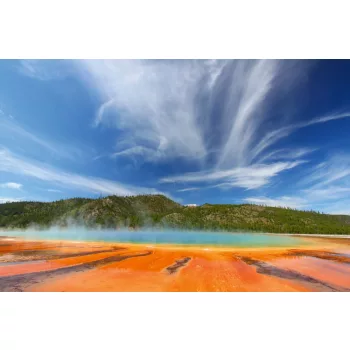 Vlies Fotótapéta - Grand Prismatic Spring - 375x250 cm