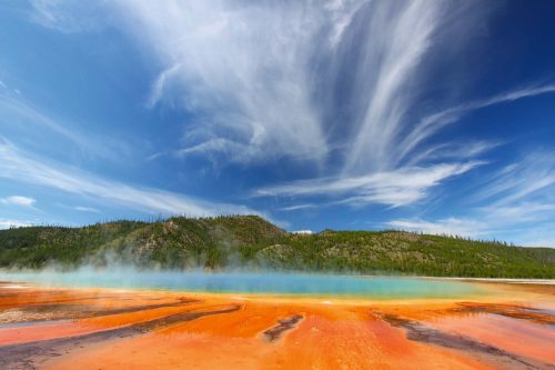 Vlies Fotótapéta - Grand Prismatic Spring - 375x250 cm