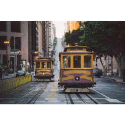 Vlies Fotótapéta - San Francisco Cable Cars - 375x250 cm