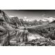 Vlies Fotótapéta - Rocky mountains lake - 375x250 cm