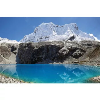 Vlies Fotótapéta - Huascaran lake - 375x250 cm