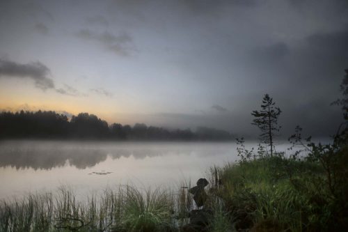 RURAL SWEDEN LAKE fotótapéta, poszter, vlies alapanyag, 375x250 cm