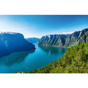 Vlies Fotótapéta - Sognefjord at summer - 375x250 cm