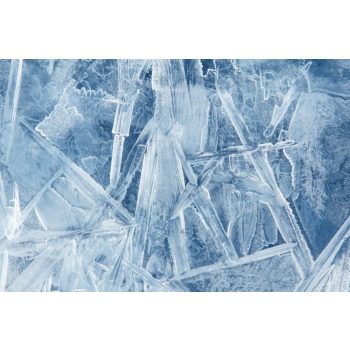 Vlies Fotótapéta - Textured ice - 375x250 cm