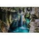 Vlies Fotótapéta - Waterfall in Soca mountain - 375x250 cm