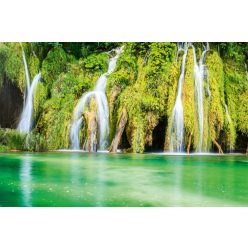 Vlies Fotótapéta - Waterfall in Plitvice - 375x250 cm