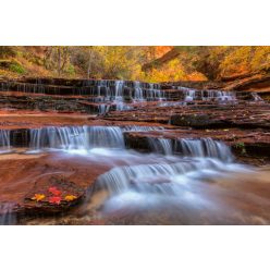   RED WATERFALLS fotótapéta, poszter, vlies alapanyag, 375x250 cm