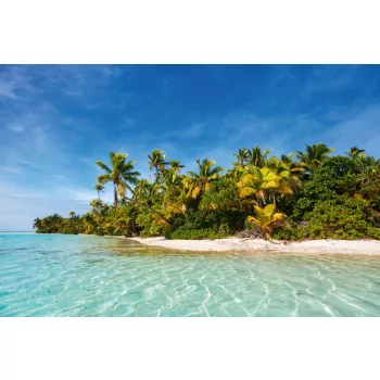 Vlies Fotótapéta - Tropical Palm Island - 375x250 cm