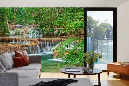 Vlies Fotótapéta - Waterfall in Thailand - 375x250 cm