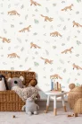 Törtfehér erdei rókás és leveles gyerektapéta - Ugepa Sweet Dreams N06407