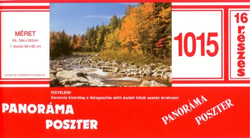 Poszter 1015-ös, Hegyi patak ősszel, panoráma poszter (384x 263 cm)