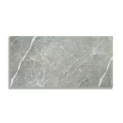   Öntapadós PVC csempepanel, 4db-os csomag, Sötétszürke márvány, 30 x 60 cm