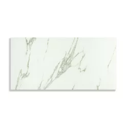   Öntapadós PVC csempepanel, 4db-os csomag, Csontfehér-barna márvány, 30 x 60 cm