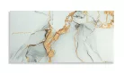 Öntapadós PVC csempepanel, 4db-os csomag, világos-sárgásbarna márvány, 30 x 60 cm