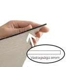 Öntapadós PVC tapéta, 280 x 60 cm, Fehér vakolat minta