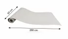 Öntapadós PVC tapéta, 280 x 60 cm, Fehér vakolat minta