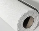 Öntapadós PVC tapéta, 280 x 60 cm, Törtfehér lineáris barázdák