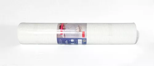 Öntapadós PVC tapéta, 280 x 60 cm, Törtfehér lineáris barázdák