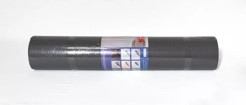 Öntapadós PVC tapéta, 280 x 60 cm, Sötétszürke lineáris barázdák