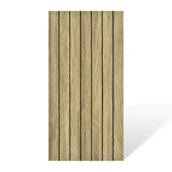   Öntapadós PVC dekorpanel, 4db-os csomag, pácolt tölgy lambéria minta, 30 x 60 cm