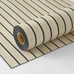   Öntapadós PVC panel, 280 x 60 cm, Világos barna lambéria minta