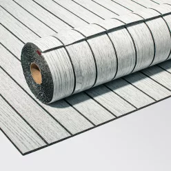   Öntapadós PVC panel, 280 x 60 cm, Világos szürke lambéria minta