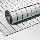 Kosz nélkül felújítani - Öntapadós PVC panel, Világos szürke lambéria minta