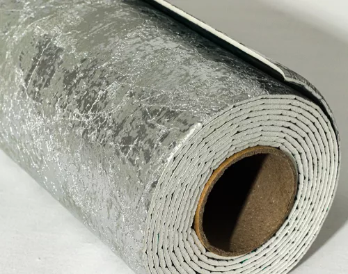 Öntapadós PVC tapéta, 280 x 60 cm, Glamour - Ezüst kéreg mintás