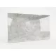 Öntapadós PVC csempepanel, Nagy méretű 60x100 cm, Fényes szürke márvány