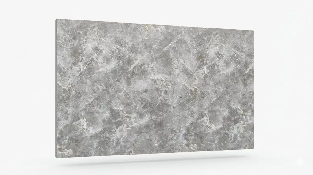 Öntapadós PVC csempepanel, Nagy méretű 60x100 cm, MATT szürk