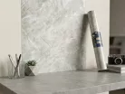 Öntapadós PVC panel, 280 x 60 cm, Fényes szürke márvány mintás