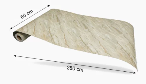 Öntapadós PVC panel, 280 x 60 cm, Fényes szürke márvány mintás