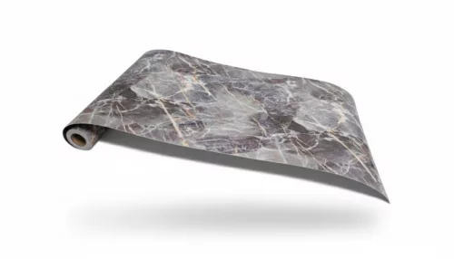 Öntapadós PVC panel, 280 x 60 cm, Sötét márvány mintás