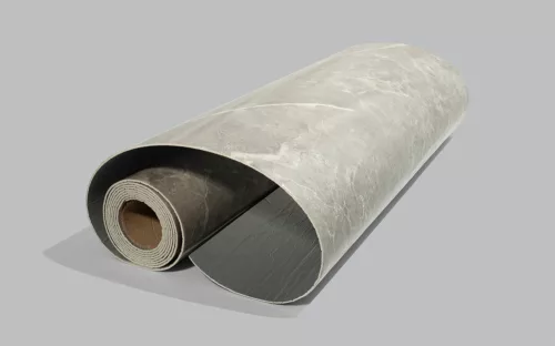 Öntapadós PVC panel, 280 x 60 cm, Sötétszürke márvány