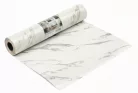 Öntapadós PVC panel, 280 x 60 cm, Fehér-szürke márvány
