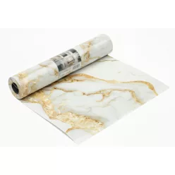 Öntapadós PVC panel, 280 x 60 cm, Világos-barna márvány