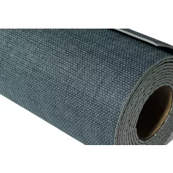   Öntapadós PVC tapéta, 280 x 60 cm, Kék szövött minta ezüst szálakkal