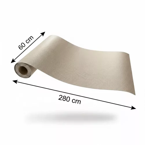 Öntapadós PVC tapéta, 280 x 60 cm, Világos barna szövött minta