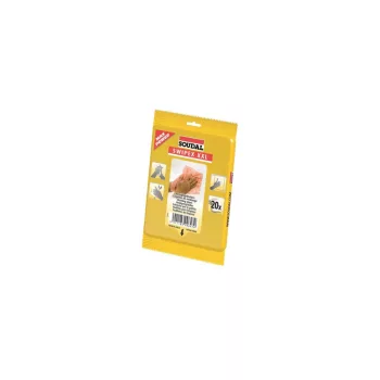   Szilikon, ragaszó, festék... tisztító kendő kézről, felületről, 20 db/csom