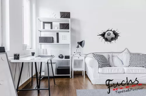 Focilabda matrica falra, csempére, bútorra