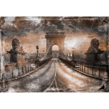 Fotótapéta Bridge In Budapest, 368 x 254 cm