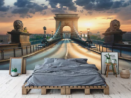 Fotótapéta Bridge In Budapest, 368 x 254 cm