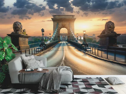 Fotótapéta Bridge In Budapest, 368 x 254 cm