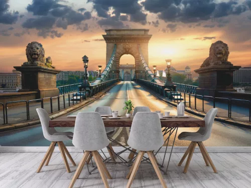 Fotótapéta Bridge In Budapest, 368 x 254 cm