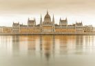 Fotótapéta Parliament Building in Budapest in Sepia, 368 x 254 cm