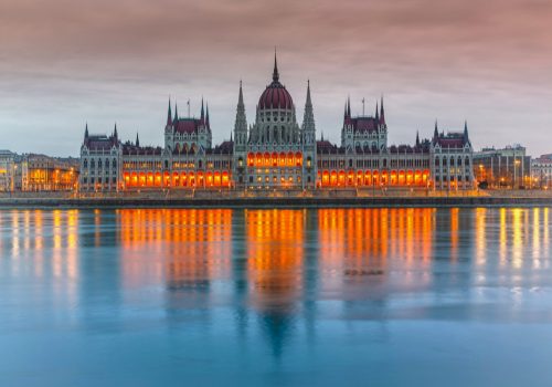 Fotótapéta  Parliament Building in Budapest, 416 x 290 cm