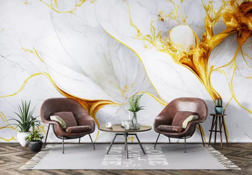 Fotótapéta Swirls of Liquid Marble Agate Ripples, 368 x 254 cm