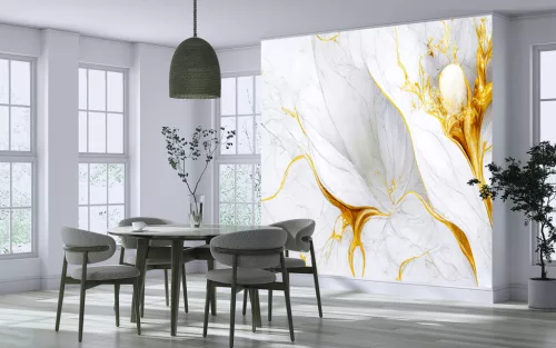 Fotótapéta Swirls of Liquid Marble Agate Ripples, 368 x 254 cm