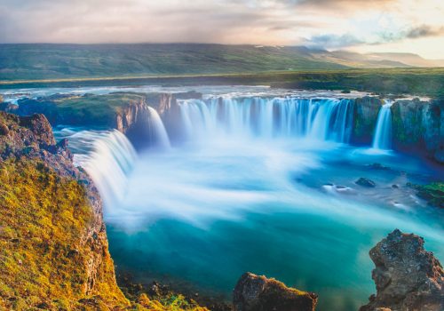 Fotótapéta  Godafoss Waterfall, 400 x 260 cm